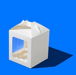 Упаковка с ложементом ForGenika JUMPL II Window White 160*160*180 мм ST (25 шт./уп., 150 шт./кор.)