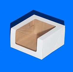 Упаковка ForGenika SHELF I Window White 180*180*100 мм A (120 шт./кор.)