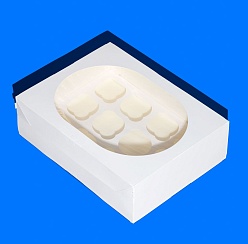 Упаковка с ложементом ForGenika MUF 12 PRO I Window White (25 шт./уп., 75 шт./кор.)