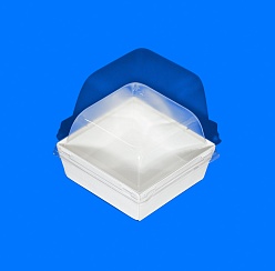 Упаковка ForGenika SMART PACK White с купольной крышкой 112*112*40 мм (50 шт./уп., 450 шт./кор.)