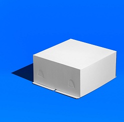 Короб ForGenika CHROM White 280*280*140 мм S (100 шт./кор.)